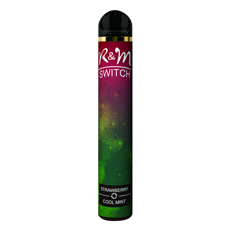 Switch de R & M (Doble Flavors) 2000 Puffs Vape Vape | Menta fresca / fresa