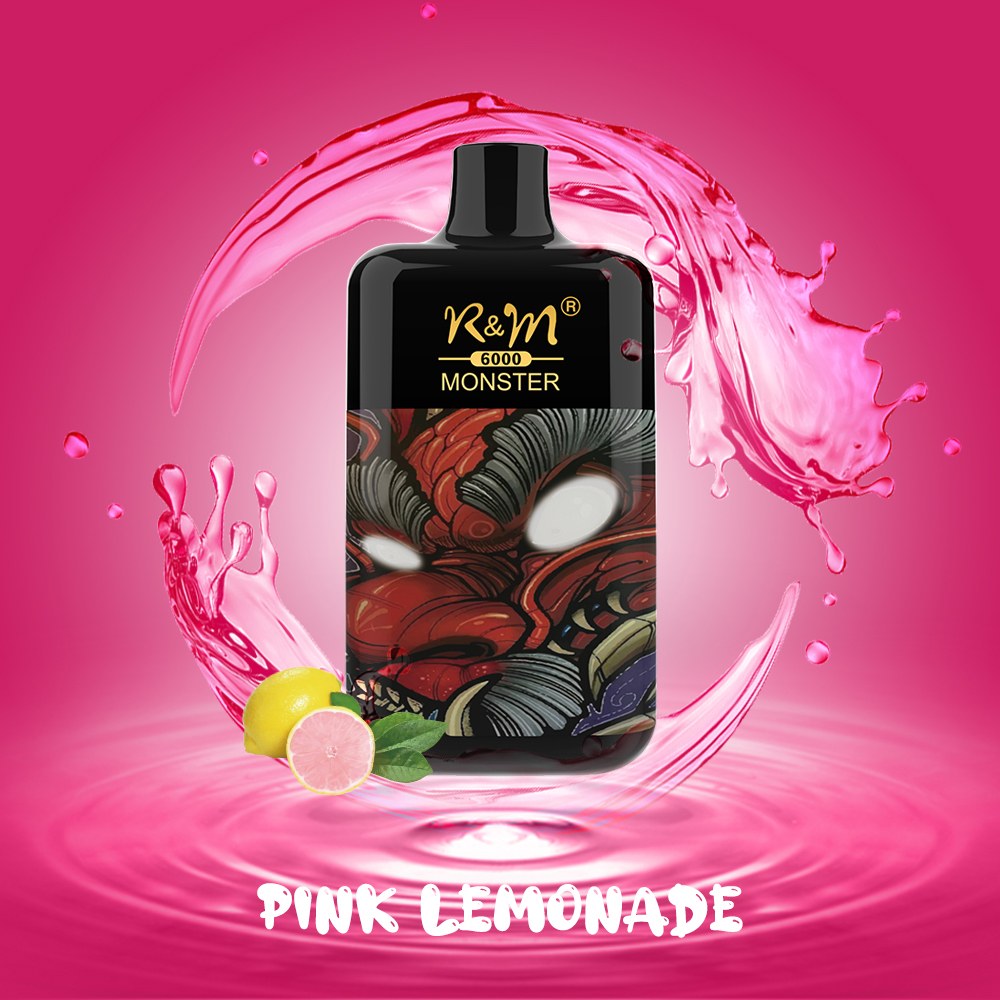 R&M Monster 6K Israel Importación de sal de sal personalizada Vapor desechable