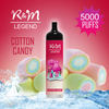 R&amp;M LEGEND 5000 Puffs Sal Nicotina Cadbury Vape Pen