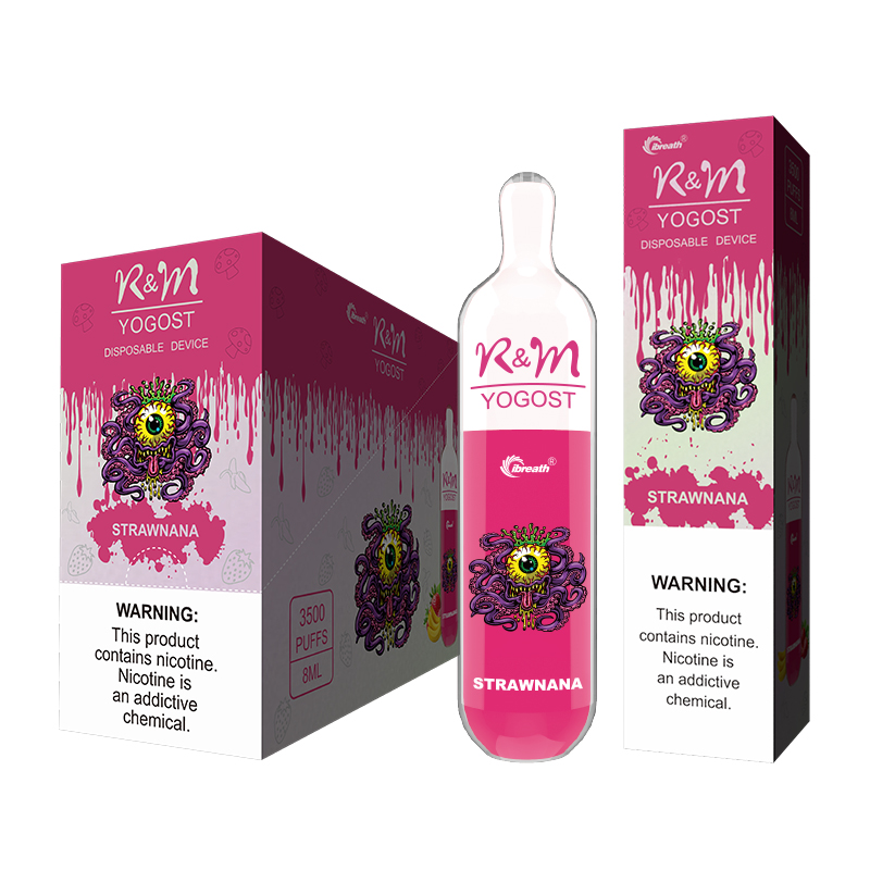 R & M YOGOST 3500 Puffs Vape desechable estilo Morty