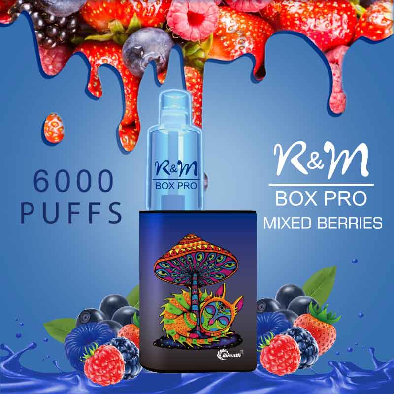 R&M Box Pro Aloe Grape | 5% Nicotina | Fabricante de vape desechable | Hyde Vape
