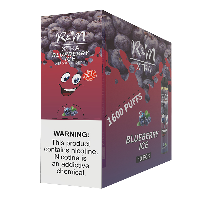 R & M XTRA 1600 Puffs 6% Nicotina Dispositivo desechable Vape