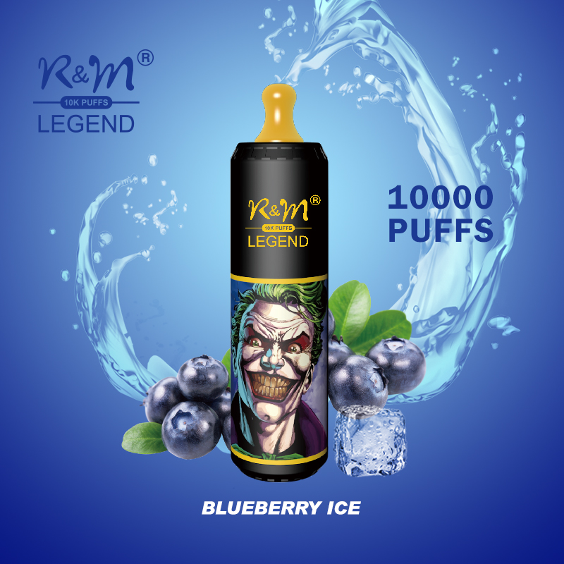 Venta caliente Alimento Boquilla de grado Mesh Bobina Control de flujo de aire Control de 10k R&M Legend Desechable Cigarrillo electrónico Vape Pen