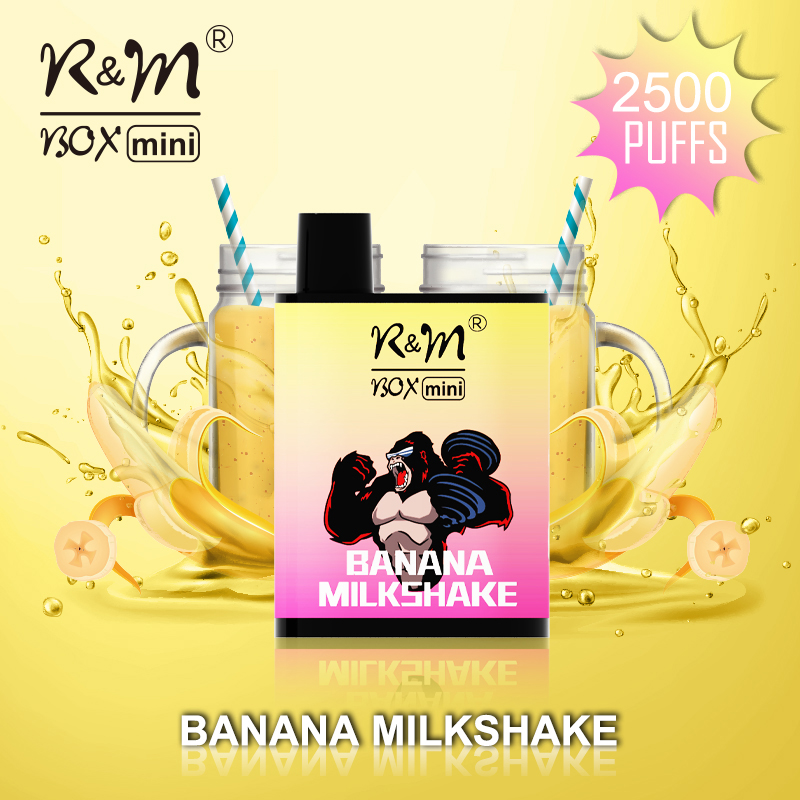 R&M Box Mini Banana Milkshake | 2% Nicotine Inglaterra Vape Proveedor