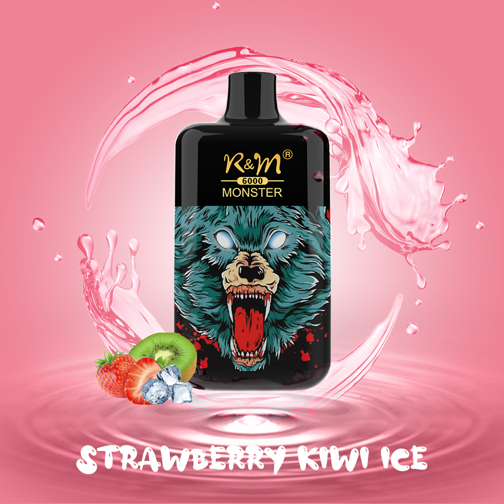 R&M Monster 6000 Puffs Irlanda OEM Logo Elf Bar Vapor desechable 