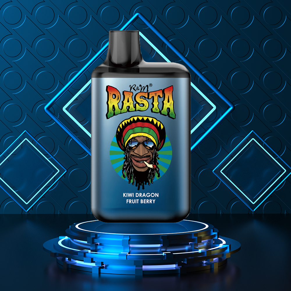 Fábrica original al por mayor vape jugo bobina tipo C recargable 5500 bocanadas R&M Rasta Electronic cigarrillo Dispositivo Vape Pen