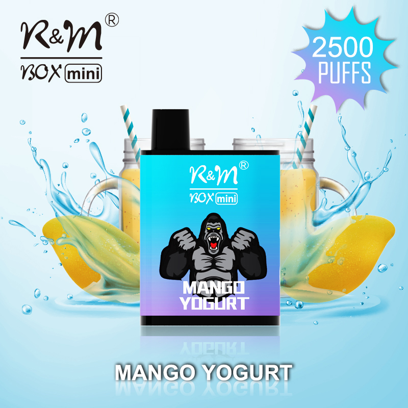 R&M Box Mini China Mango más popular Vapor desechable de yogurt