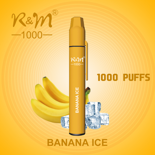 R&M 1000 Dubai personalizar marca 5% sal nicotina desechable Vape