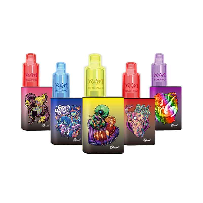 R&M Box Pro recargable Vapor de caja de humo equipado